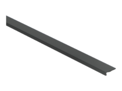 Hoeklijnprofiel zelfkl. 4 mm tbv PVC klik zwart